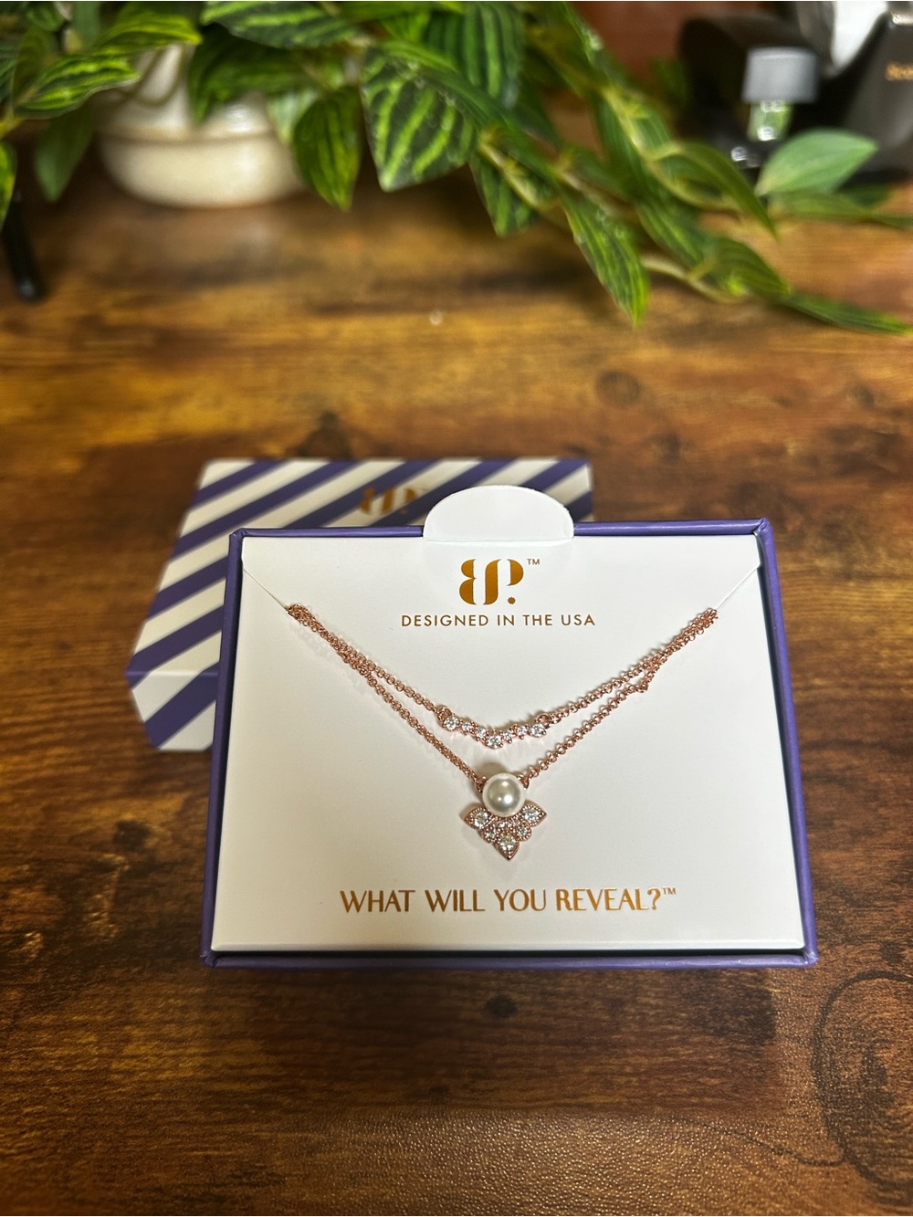 Bomb Party June 2026 “The Moonbeam Necklace”, Rose Gold